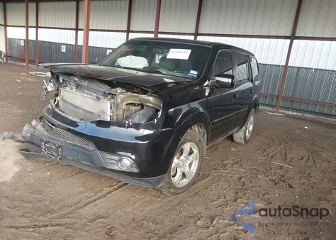 2014 Honda Pilot Ex-L from USA, damaged, VIN 5FNYF3H74EB026551